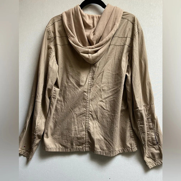 Tommy Hilfiger hooded zip up jacket sz M - Picture 2 of 8